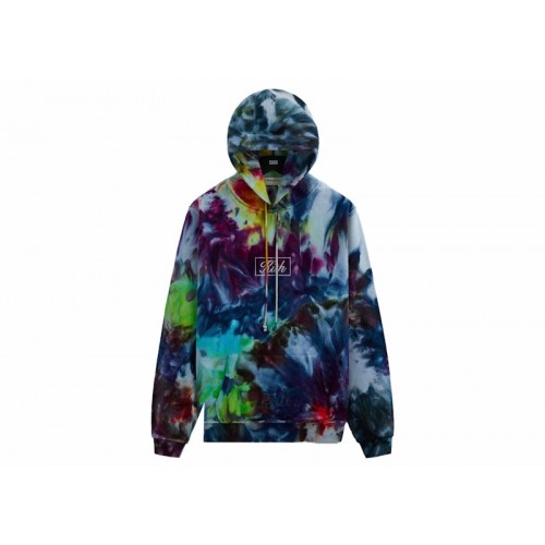 Оригинальный шмот Kith Advisory Board Crystals Tie Dye Hoodie Blue