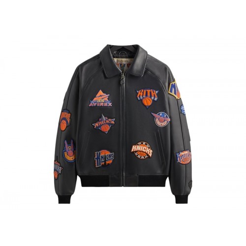 Оригинальный шмот Kith Avirex The New York Knicks Icon Jacket Black