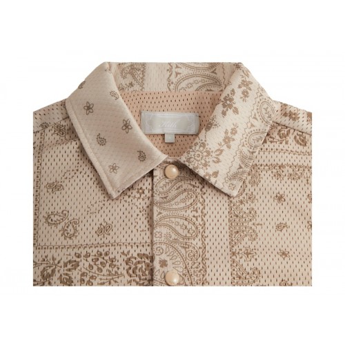 Оригинальный шмот Kith Bandana Mesh Woodpoint Shirt Canvas