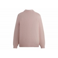 Kith Boucle Harmon Rugby Pullover Sweater French Pink