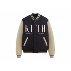 Kith Brooklyn Museum Wool Varsity Jacket Ink