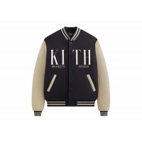 Kith Brooklyn Museum Wool Varsity Jacket Ink