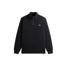 Kith Cable Fleece Quarter Zip Admiral