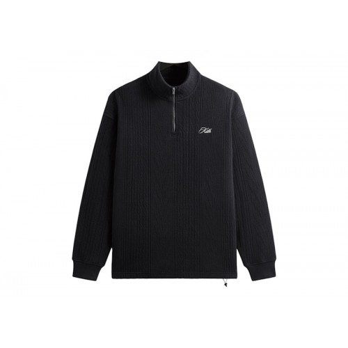 Оригинальный шмот Kith Cable Fleece Quarter Zip Admiral