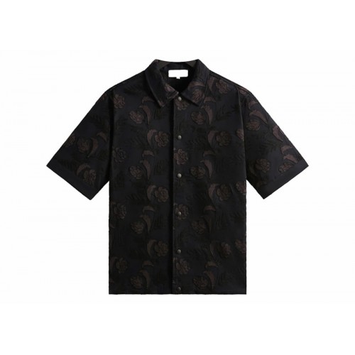 Оригинальный шмот Kith Chain-Stitched Woodpoint Shirt Black