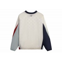 Kith Checkered Satin Dayton Combo Pullover Sandrift
