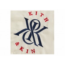 Kith Checkered Satin Dayton Combo Pullover Sandrift