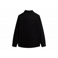 Kith Chenille Tweed Apollo Shirt Black