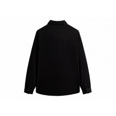 Kith Chenille Tweed Apollo Shirt Black