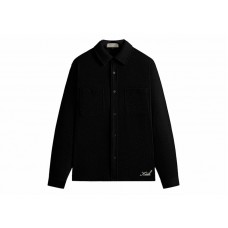 Kith Chenille Tweed Apollo Shirt Black