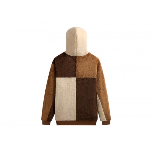 Оригинальный шмот Kith Color-Blocked Plush Hoodie Curb