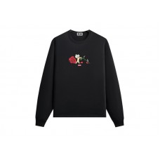 Kith Cupid Rose Long Sleeve Tee Black