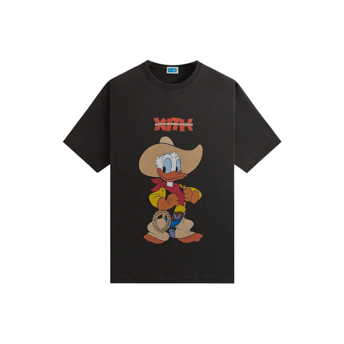 Оригинальный шмот Kith Disney Donald Duck Cowboy Vintage Tee Black
