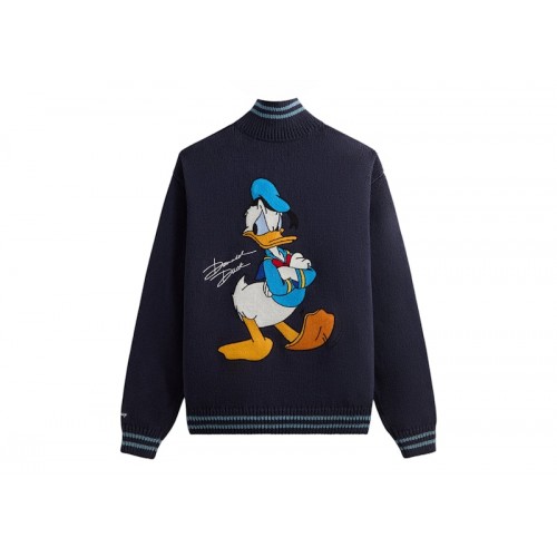 Оригинальный шмот Kith Disney Donald Duck Full Zip Wyona Sweater Nocturnal