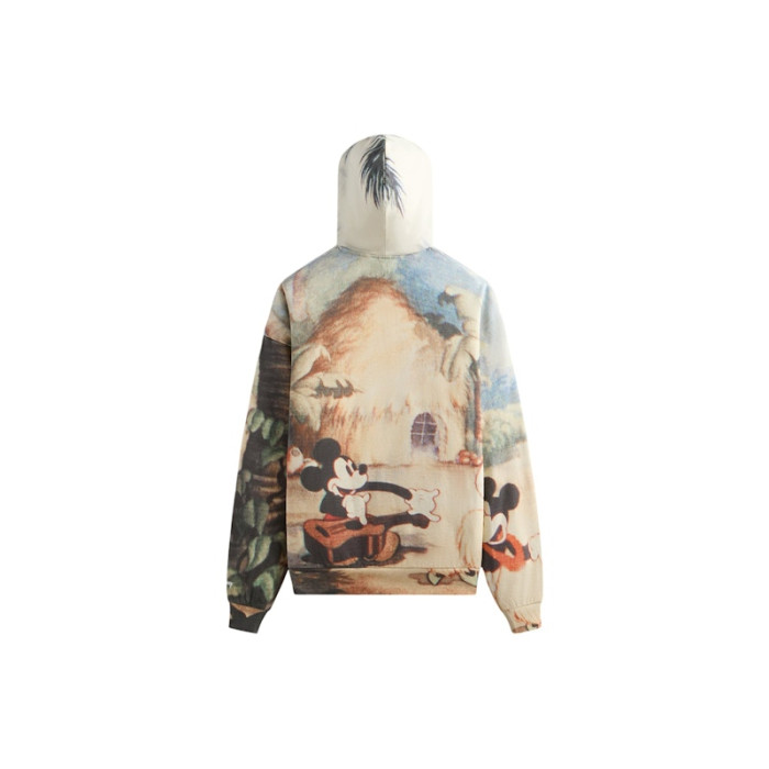 Оригинальный шмот Kith Disney Donald Duck Hawaiian Vintage Nelson Hoodie White