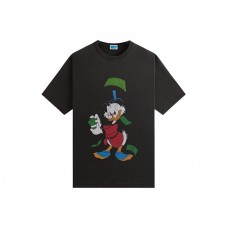 Kith Disney Donald Duck Scrooge Dollar Vintage Tee Black
