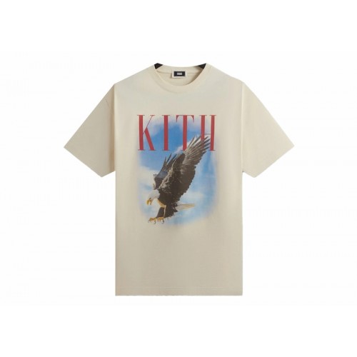 Оригинальный шмот Kith Eagle Vintage Tee Sandrift