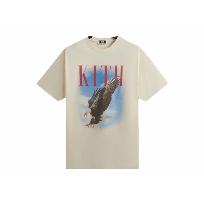 Оригинальный шмот Kith Eagle Vintage Tee Sandrift