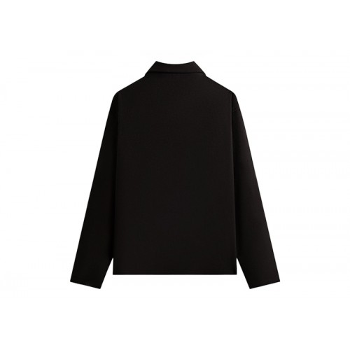 Оригинальный шмот Kith Felted Jersey Lane Coaches Jacket Black