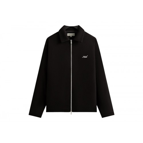 Оригинальный шмот Kith Felted Jersey Lane Coaches Jacket Black