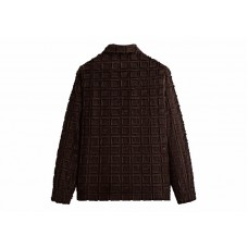 Kith Fils Coupe Check Boxy Collared Overshirt Kindling