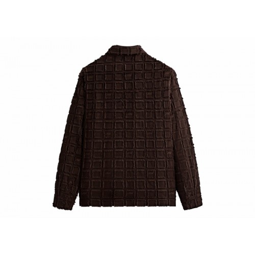 Оригинальный шмот Kith Fils Coupe Check Boxy Collared Overshirt Kindling