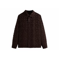 Kith Fils Coupe Check Boxy Collared Overshirt Kindling