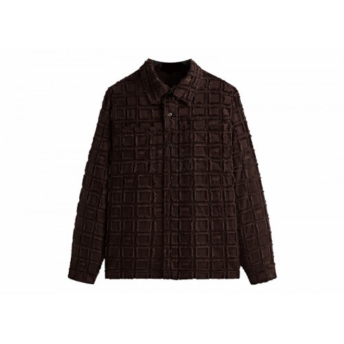 Оригинальный шмот Kith Fils Coupe Check Boxy Collared Overshirt Kindling