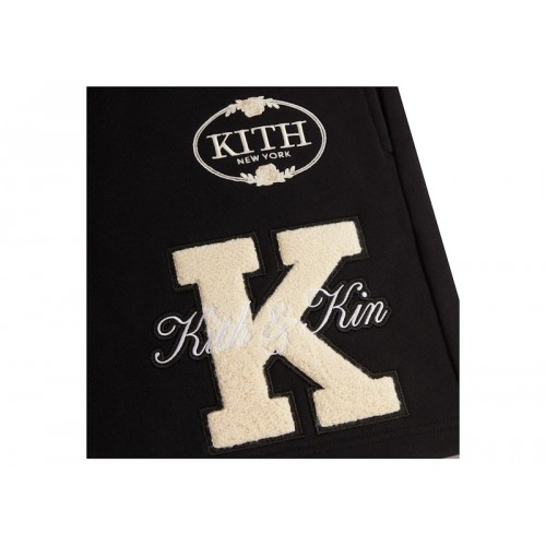 Оригинальный шмот Kith Fleece Curtis Short Black