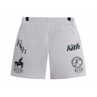 Kith Fleece Curtis Short Light Heather Grey