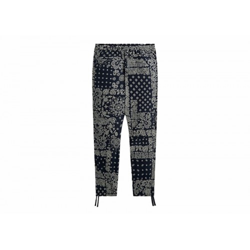 Оригинальный шмот Kith Flocked Deconstructed Bandana Mercer 8 Pant Nocturnal