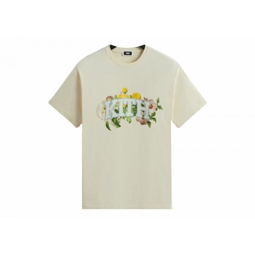 Оригинальный шмот Kith Floral Arch Vintage Tee Sandrift