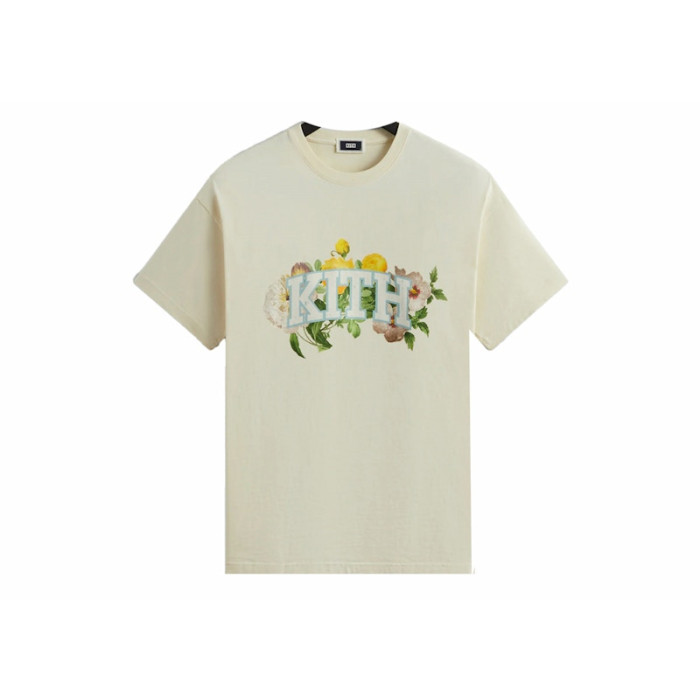 Оригинальный шмот Kith Floral Arch Vintage Tee Sandrift