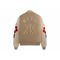 Kith Floral Crest Wyona Full Zip Sweater Canvas