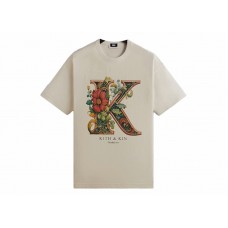 Kith Floral K Vintage Tee Sandrift