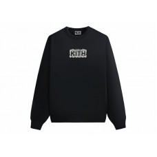 Kith Floral Lace Nelson Crewneck Black