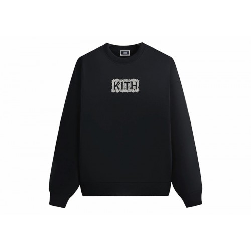 Оригинальный шмот Kith Floral Lace Nelson Crewneck Black