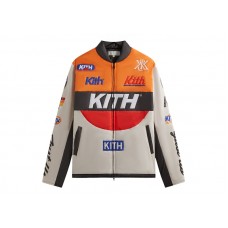 Kith Full Zip Brixton Puffed Shirt Jacket Sandrift