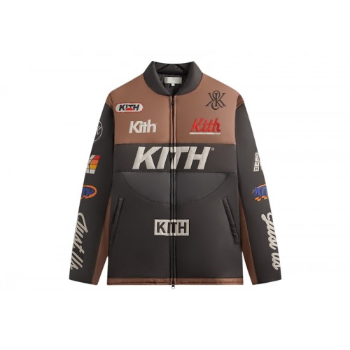 Оригинальный шмот Kith Full Zip Brixton Puffed Shirt Jacket Yuma