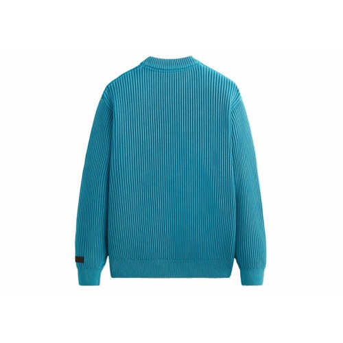 Оригинальный шмот Kith Garment Dyed Meyer Knit Crewneck Fresco