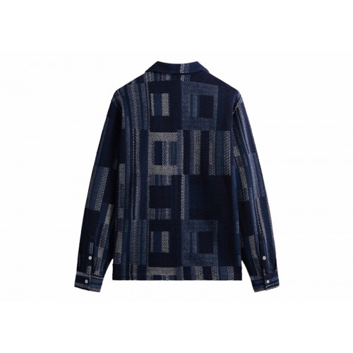 Оригинальный шмот Kith Geometric Knit Cohen Shirt Nocturnal