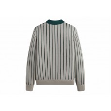 Kith Harmon Rugby Pullover Sweater Light Heather Grey