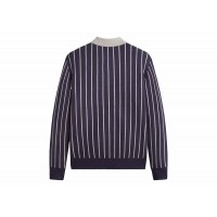 Kith Harmon Rugby Pullover Sweater Nocturnal Heather