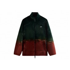 Kith Hazy Script Harper Vintage Sherpa Full Zip Jacket Stadium