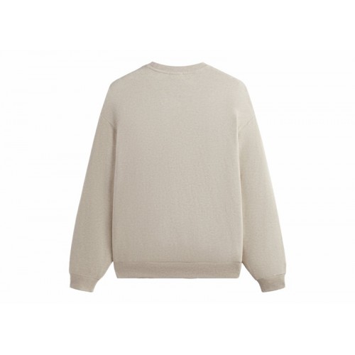 Оригинальный шмот Kith Interlock Nelson Crewneck Sandy Heather