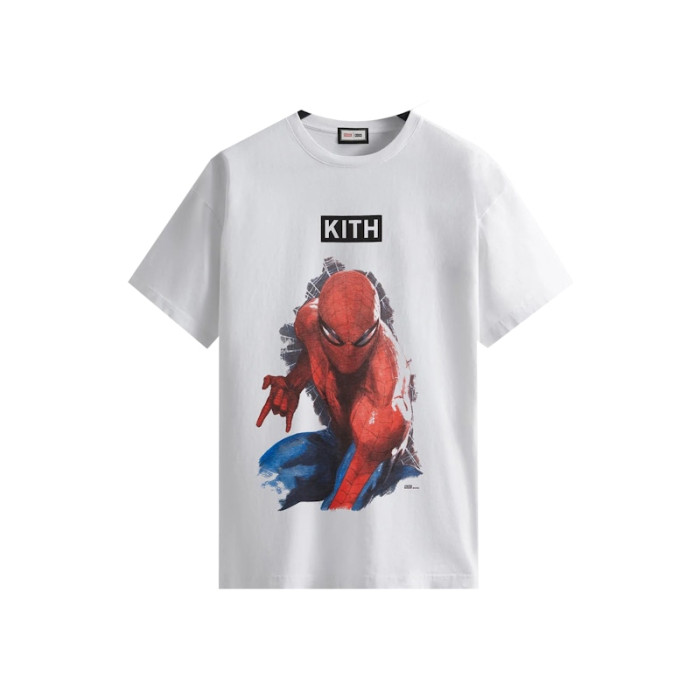 Kith Marvel Spider-Man Action Vintage Tee White
