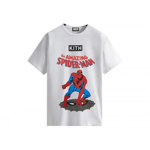 Kith Marvel Spider-Man Allies Vintage Tee White