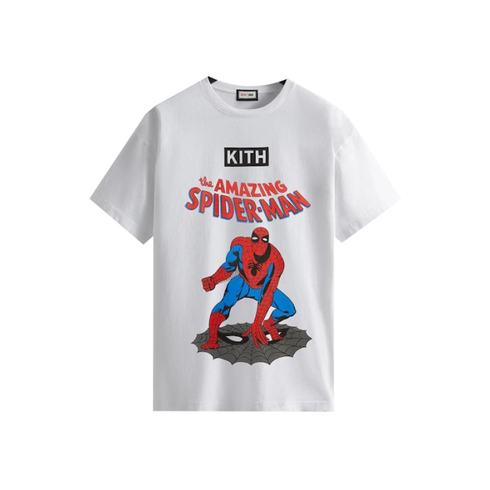 Kith Marvel Spider-Man Allies Vintage Tee White Kith Marvel Spider-Man Allies Vintage Tee White