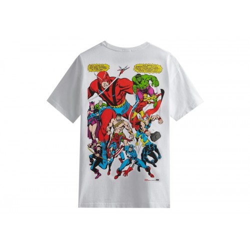 Kith Marvel Spider-Man Allies Vintage Tee White