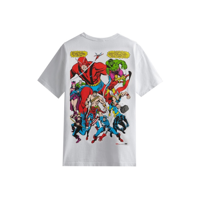 Kith Marvel Spider-Man Allies Vintage Tee White Kith Marvel Spider-Man Allies Vintage Tee White